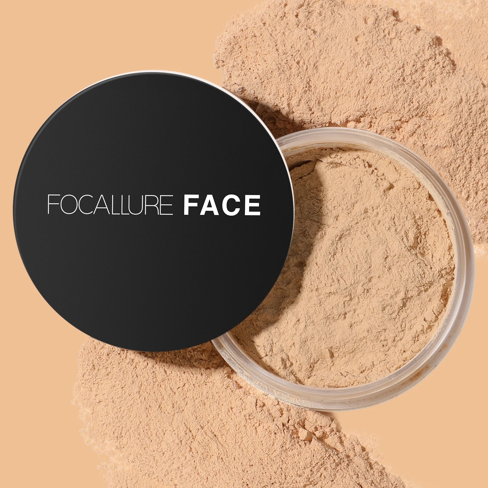 Focallure finition Invisible poudre de réglage libre translucide naturel doux visage poudre de maquillage contrôle de l'huile visage poudre libre