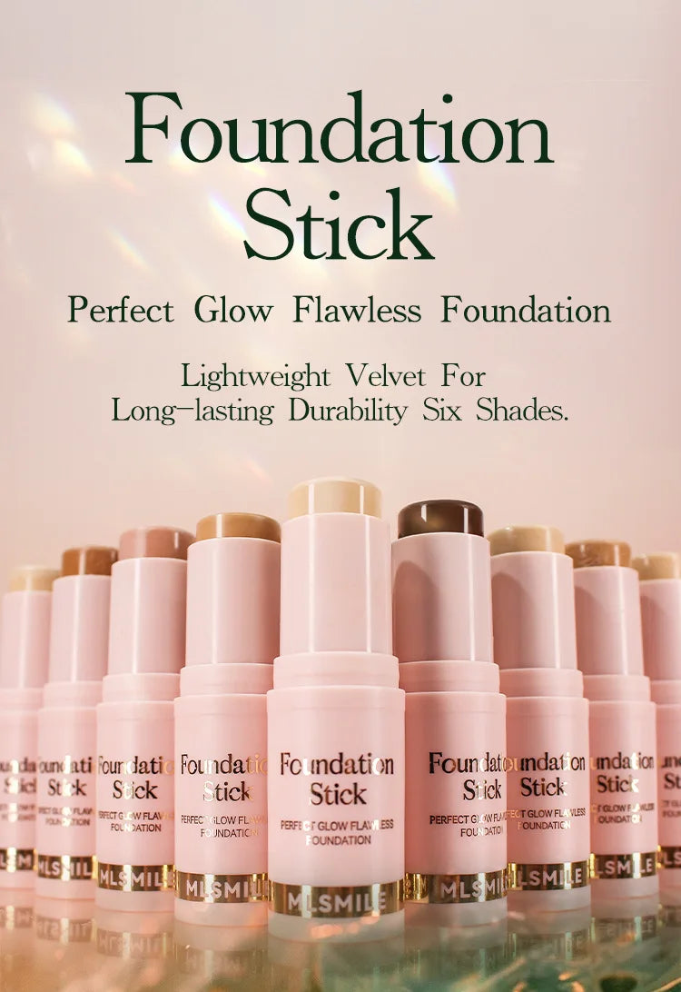 Fond de teint en bâton pour le visage, couverture complète, correcteur durable, contrôle de l'huile, fond de teint pour peau foncée, crème de Base de maquillage, mat, naturel Prime