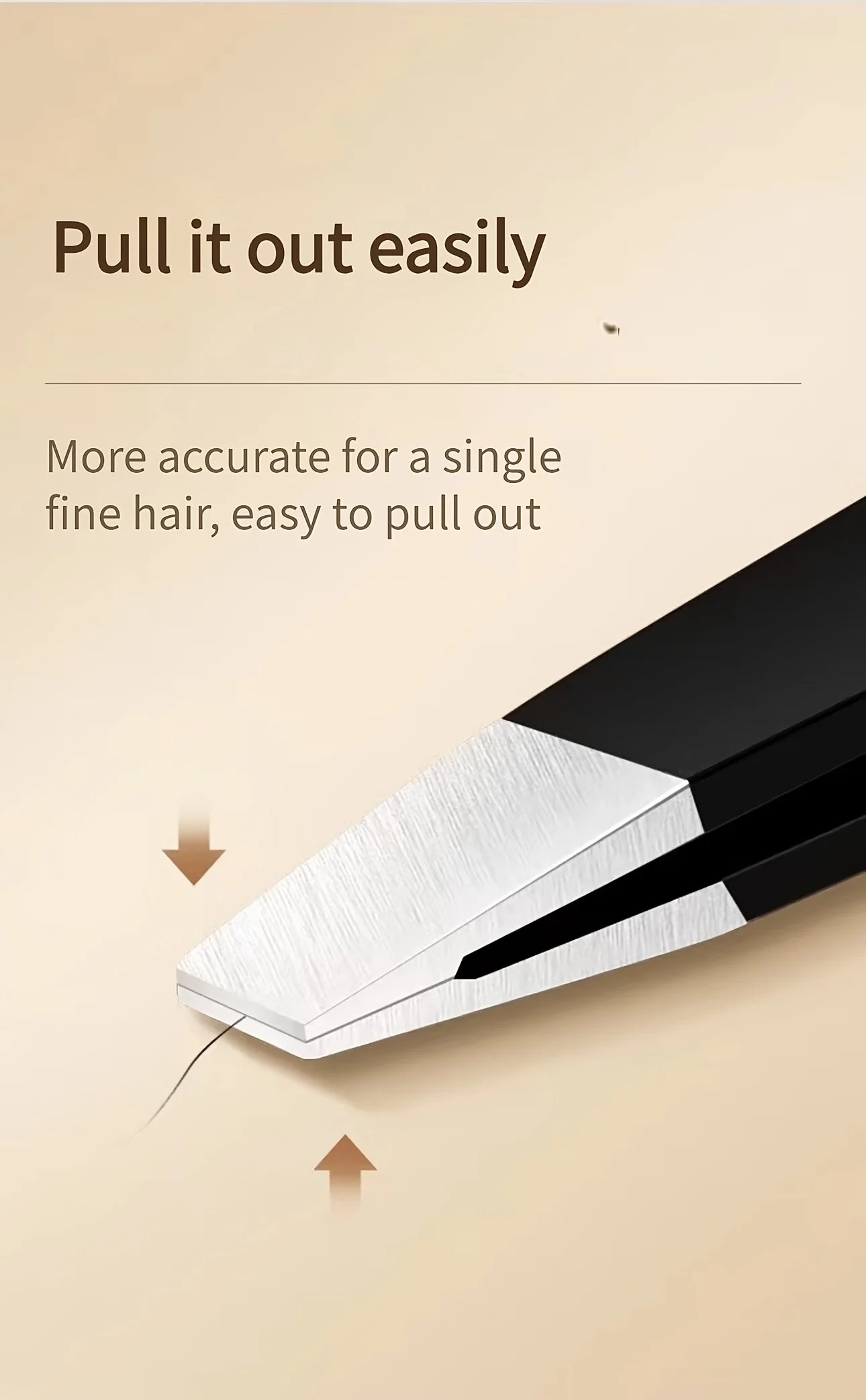 Ensemble de 4 pinces à épiler en acier inoxydable de haute qualité, adaptées aux sourcils, aux cils, à l'épilation de la barbe, cadeau de Noël