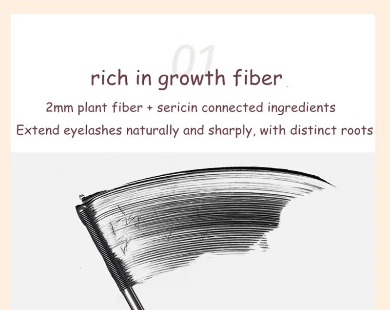 Judydoll cils Mascara imperméable en Fiber de soie Mascara noir longs Curling Extensions de cils Sexy yeux maquillage cosmétiques