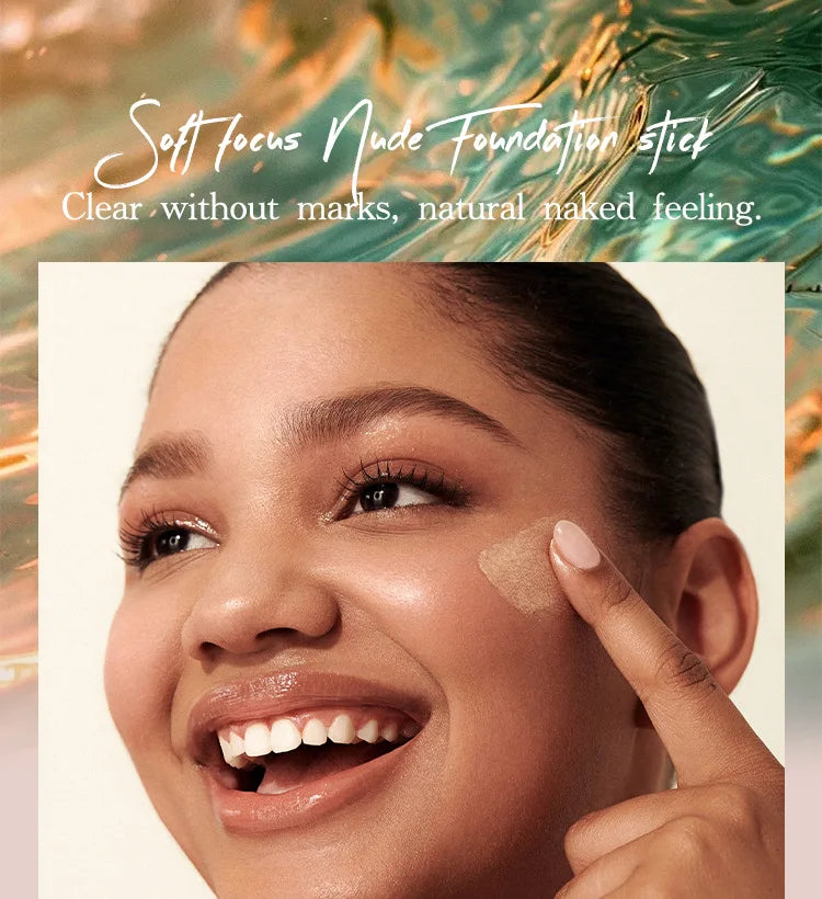 Fond de teint en bâton pour le visage, couverture complète, correcteur durable, contrôle de l'huile, fond de teint pour peau foncée, crème de Base de maquillage, mat, naturel Prime