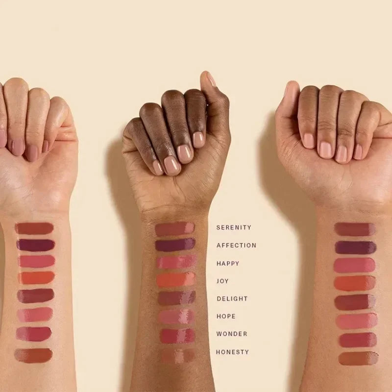 Crème fondante de beauté Rare, fard à joues, Texture nacrée mate, surligneur à paillettes, brillant, nourrissant, hydratant, brillant à lèvres