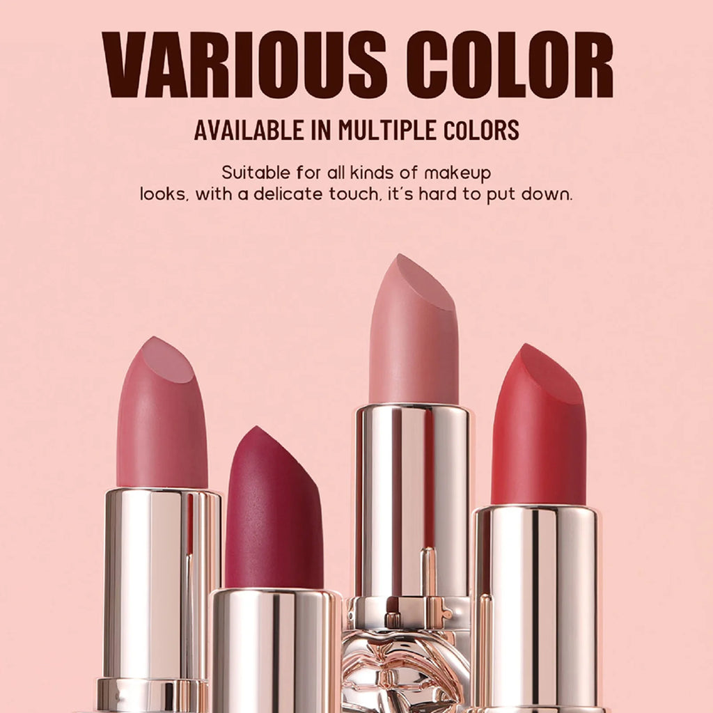 Rouge à lèvres mat velours hydratant, imperméable, longue durée, cosmétiques, mode, facile à appliquer, améliore la couleur des lèvres, Mankeup de beauté naturelle