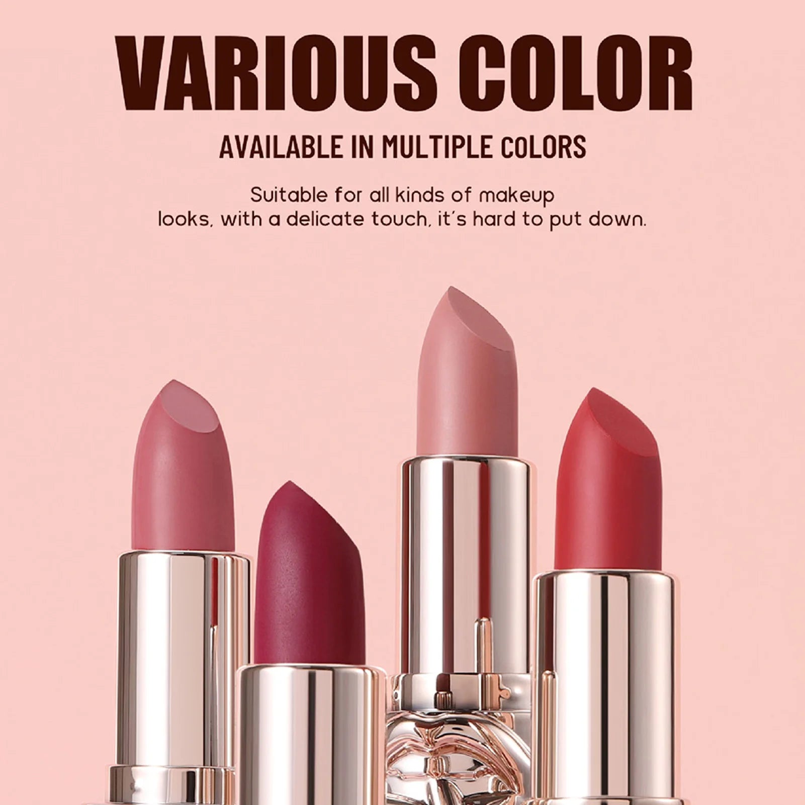 Rouge à lèvres mat velours hydratant, imperméable, longue durée, cosmétiques, mode, facile à appliquer, améliore la couleur des lèvres, Mankeup de beauté naturelle