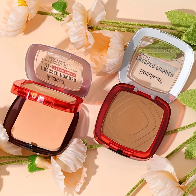 Fond de teint en poudre PMurcia à couverture complète avec applicateur bouffant, tenue fraîche 24h, maquillage en poudre de finition sans WePackage, 256