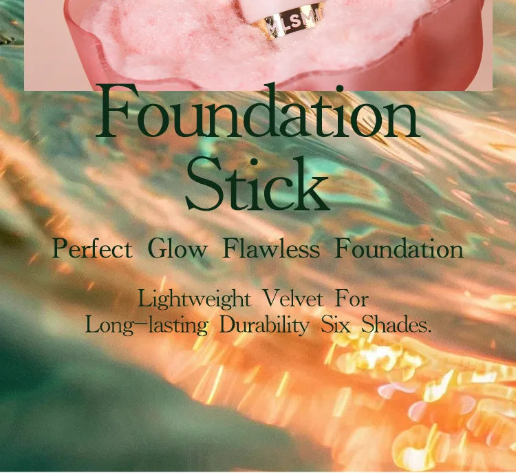 Fond de teint en bâton pour le visage, couverture complète, correcteur durable, contrôle de l'huile, fond de teint pour peau foncée, crème de Base de maquillage, mat, naturel Prime