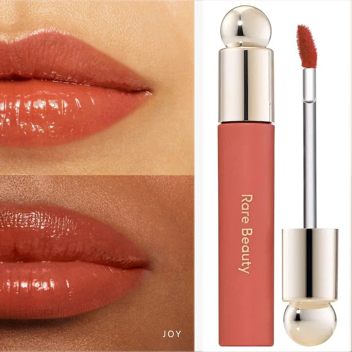 Crème fondante de beauté Rare, fard à joues, Texture nacrée mate, surligneur à paillettes, brillant, nourrissant, hydratant, brillant à lèvres