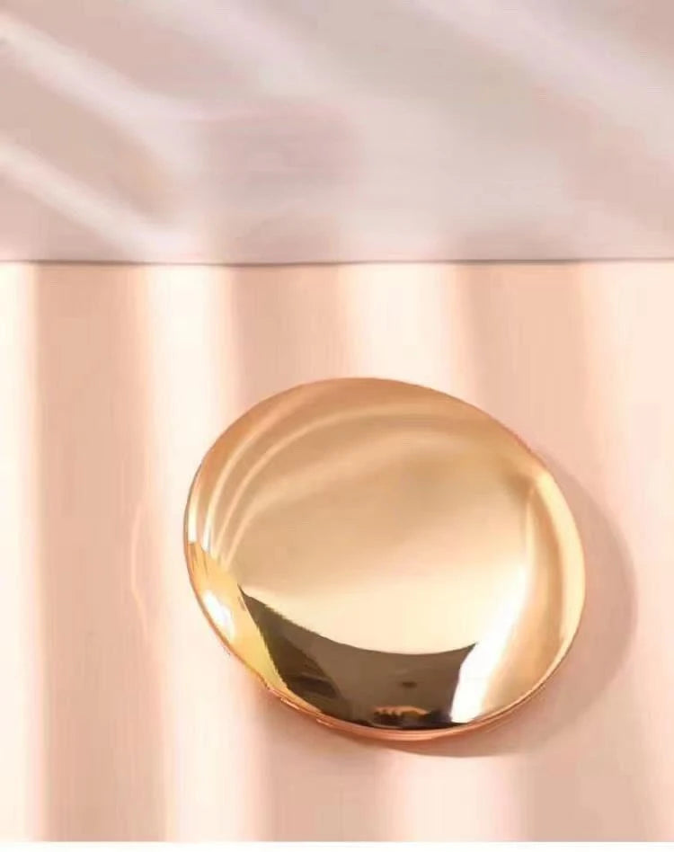 Échdébordde poudre de réglage de mini poudre, contrôle de l'huile durable, fond de teint imperméable, éclaircir le teint naturel, mini poudre de maquillage