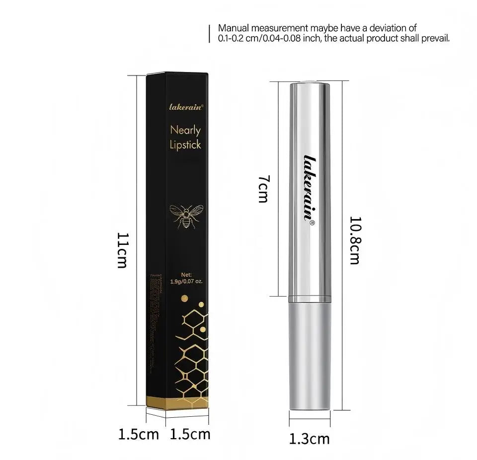 Baume à lèvres incolore Lakerain, effet repulpant, longue tenue, hydratant, nourrissant, maquillage et soin des lèvres, cosmétiques