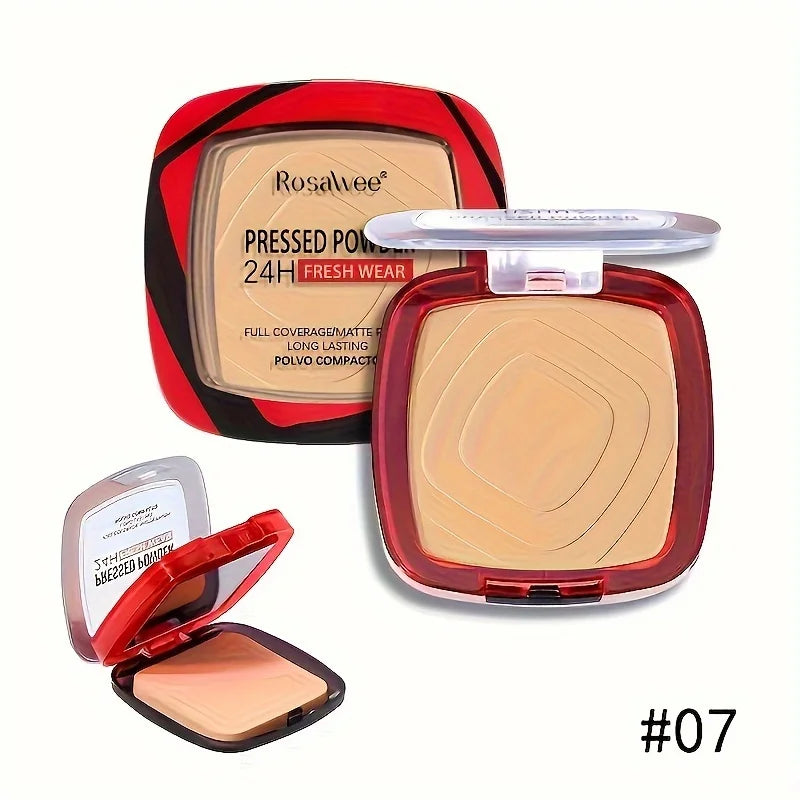 Fond de teint en poudre PMurcia à couverture complète avec applicateur bouffant, tenue fraîche 24h, maquillage en poudre de finition sans WePackage, 256