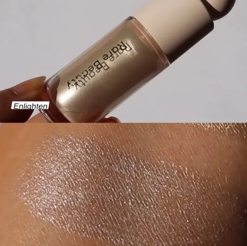 Crème fondante de beauté Rare, fard à joues, Texture nacrée mate, surligneur à paillettes, brillant, nourrissant, hydratant, brillant à lèvres