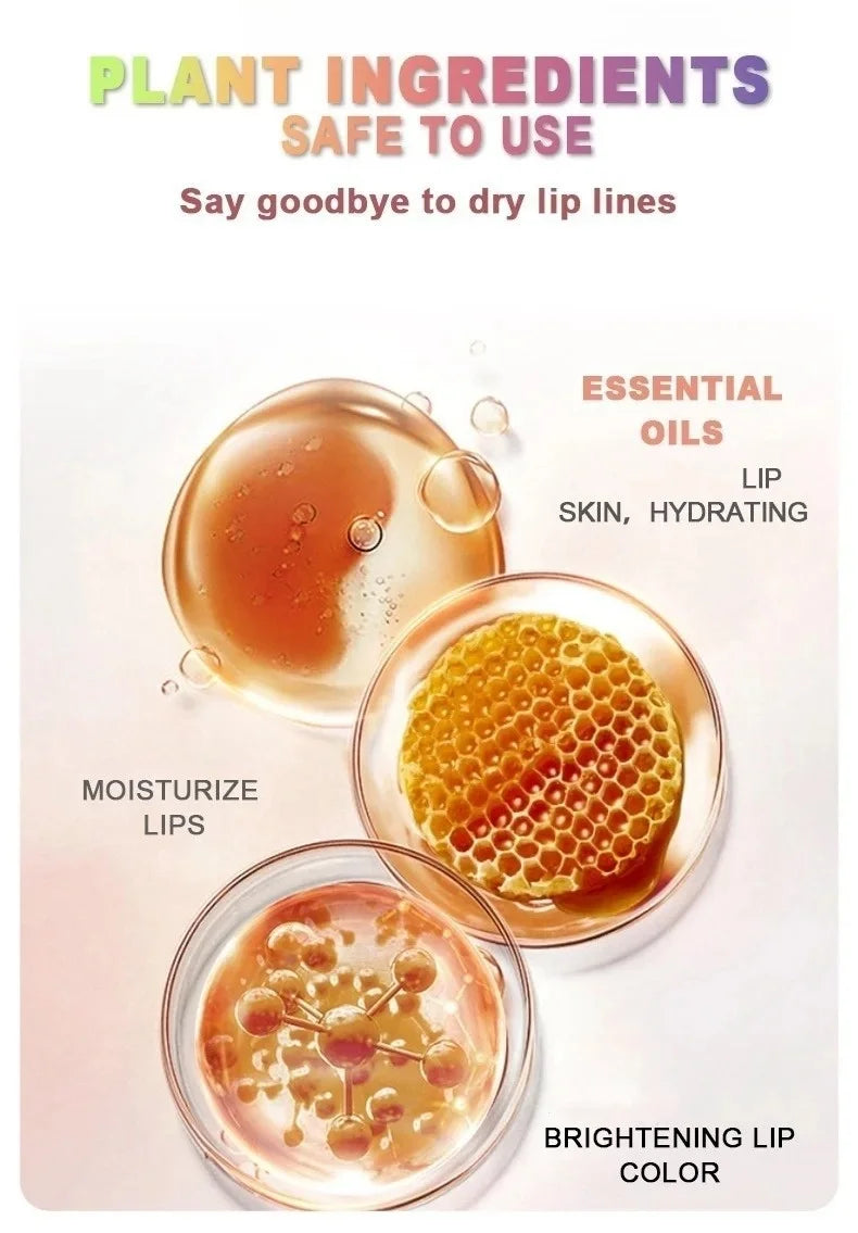 12 pièces hydratant saveur de Fruit couleur baume à lèvres ensemble hydratant nourrissant rouge à lèvres ensemble fissuration soin des lèvres hydratant longue durée