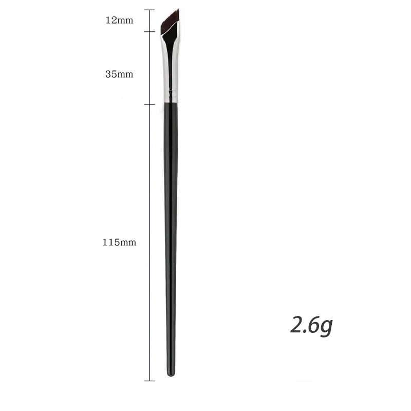 Brosse Eyeliner à lame améliorée, brosse à sourcils plate Ultra fine à Angle fin sous les yeux, brosse de détail précise