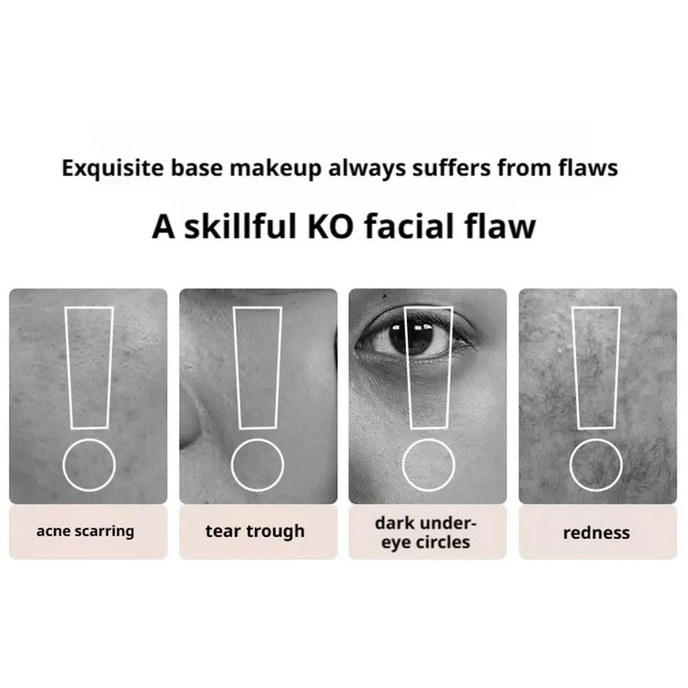 Bâton correcteur liquide à couverture complète, Pores invisibles, dissimulation des défauts, éclaircissant pour la peau, cosmétiques coréens longue durée