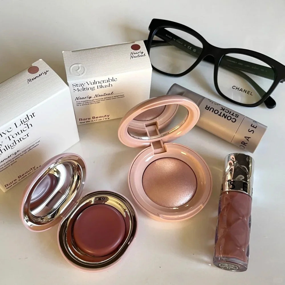 Rare beauté lumière soyeuse toucher surligneur innovant résistant au transfert résistant aux taches résistant à l'eau longue durée lueur d'apparence naturelle