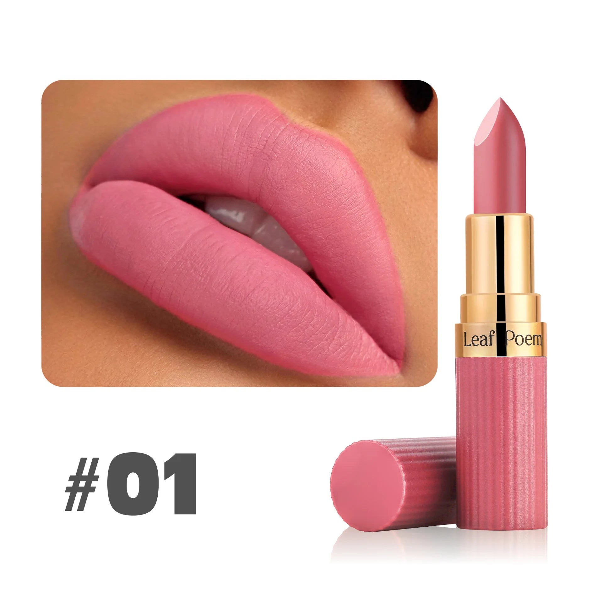 Rouge à lèvres mat velours marron foncé, 6 couleurs, brillant à lèvres imperméable, Pigments durables, maquillage, café nu, cosmétique